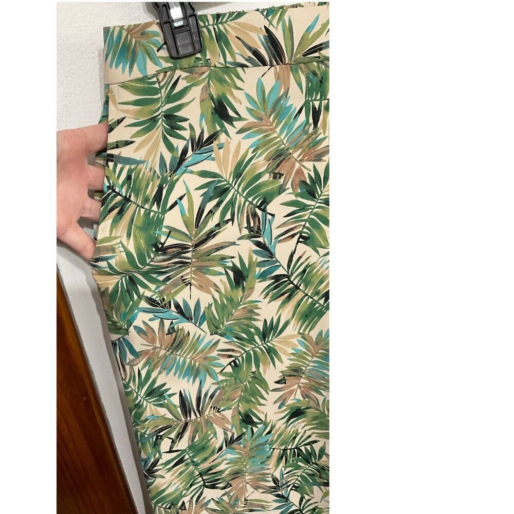 J. Jill Wide Leg Crop Tropical Pants Women's Size Small Pull-on Pockets - Picture 5 of 7